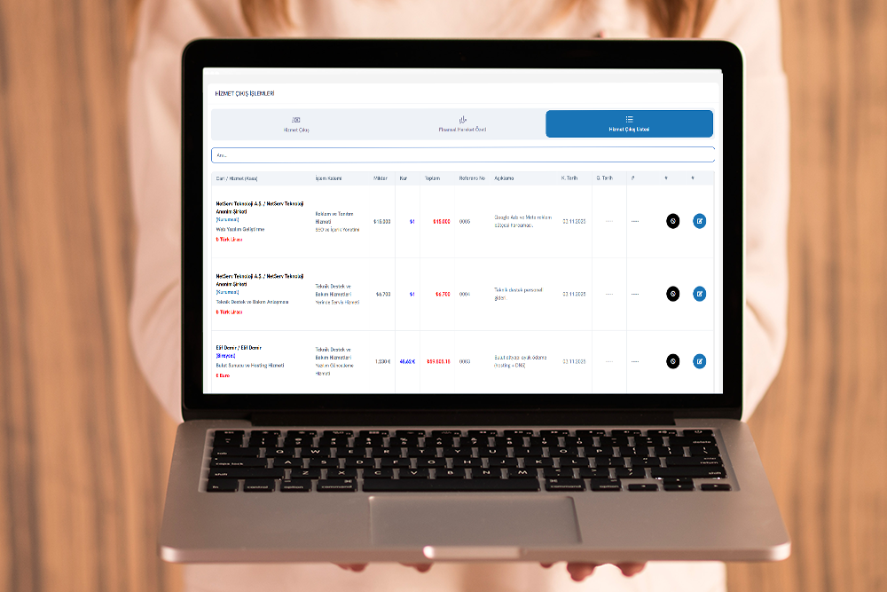 Gelir ve Gider Takibi